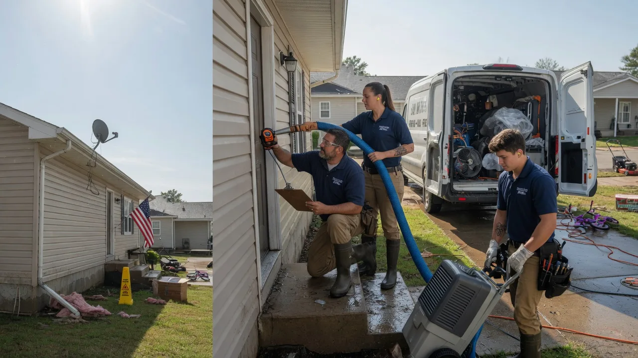 Ceiling Water Damage Restoration in Fox, OK near me
